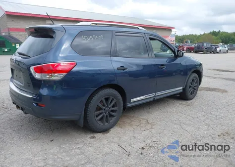 2014 Nissan Pathfinder Sl z USA, uszkodzony, nr VIN 5N1AR2MM1EC684741